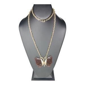 Anthropologie Butterfly Pendant Necklace – NWT